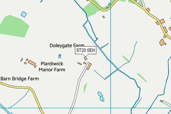 ST20 0EH map - OS VectorMap District (Ordnance Survey) ST20 0EH map - OS VectorMap District (Ordnance Survey)