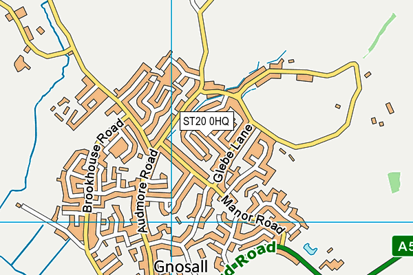 ST20 0HQ map - OS VectorMap District (Ordnance Survey) ST20 0HQ map - OS VectorMap District (Ordnance Survey)