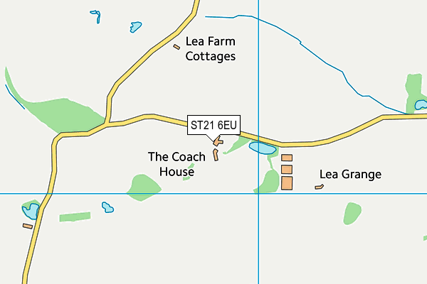 ST21 6EU map - OS VectorMap District (Ordnance Survey) ST21 6EU map - OS VectorMap District (Ordnance Survey)
