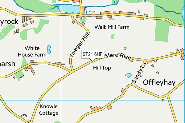 ST21 6HF map - OS VectorMap District (Ordnance Survey) ST21 6HF map - OS VectorMap District (Ordnance Survey)