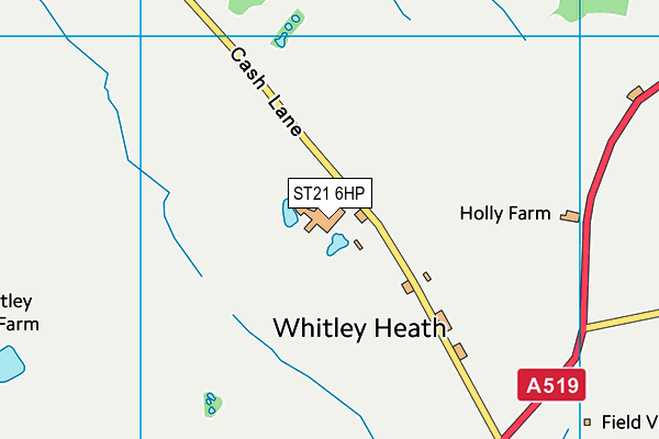 ST21 6HP map - OS VectorMap District (Ordnance Survey) ST21 6HP map - OS VectorMap District (Ordnance Survey)