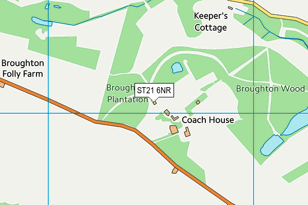 ST21 6NR map - OS VectorMap District (Ordnance Survey) ST21 6NR map - OS VectorMap District (Ordnance Survey)