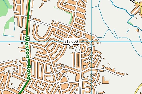 ST3 6LG map - OS VectorMap District (Ordnance Survey) ST3 6LG map - OS VectorMap District (Ordnance Survey)