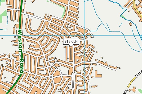 ST3 6LH map - OS VectorMap District (Ordnance Survey) ST3 6LH map - OS VectorMap District (Ordnance Survey)