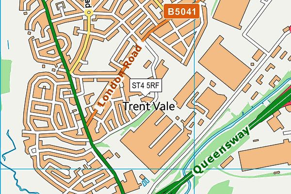 ST4 5RF map - OS VectorMap District (Ordnance Survey) ST4 5RF map - OS VectorMap District (Ordnance Survey)