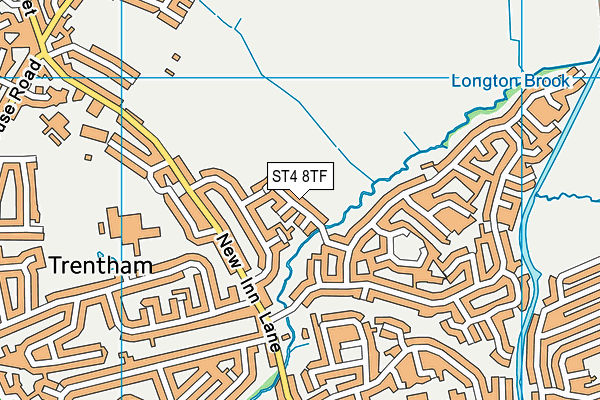 ST4 8TF map - OS VectorMap District (Ordnance Survey) ST4 8TF map - OS VectorMap District (Ordnance Survey)