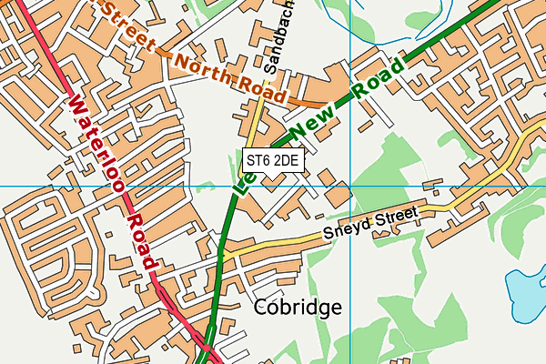 ST6 2DE map - OS VectorMap District (Ordnance Survey) ST6 2DE map - OS VectorMap District (Ordnance Survey)