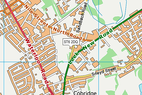 ST6 2DQ map - OS VectorMap District (Ordnance Survey) ST6 2DQ map - OS VectorMap District (Ordnance Survey)