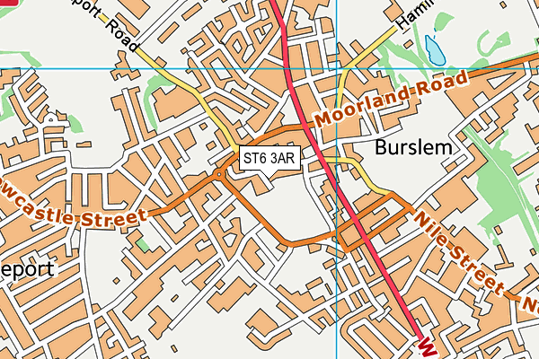 ST6 3AR map - OS VectorMap District (Ordnance Survey) ST6 3AR map - OS VectorMap District (Ordnance Survey)