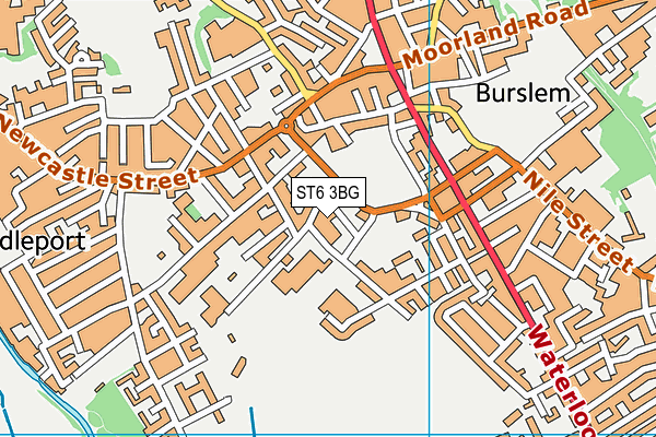ST6 3BG map - OS VectorMap District (Ordnance Survey) ST6 3BG map - OS VectorMap District (Ordnance Survey)