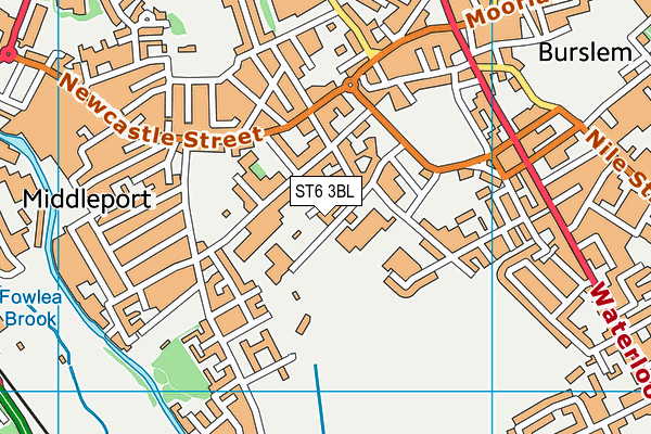 ST6 3BL map - OS VectorMap District (Ordnance Survey) ST6 3BL map - OS VectorMap District (Ordnance Survey)
