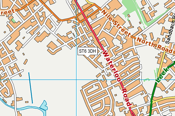 ST6 3DH map - OS VectorMap District (Ordnance Survey) ST6 3DH map - OS VectorMap District (Ordnance Survey)