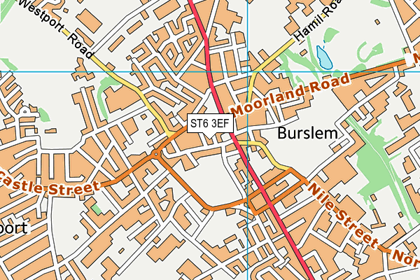 ST6 3EF map - OS VectorMap District (Ordnance Survey) ST6 3EF map - OS VectorMap District (Ordnance Survey)