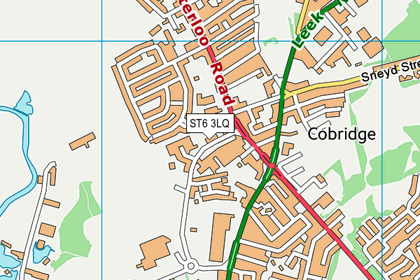 ST6 3LQ map - OS VectorMap District (Ordnance Survey) ST6 3LQ map - OS VectorMap District (Ordnance Survey)