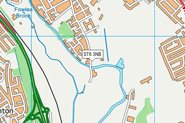ST6 3NB map - OS VectorMap District (Ordnance Survey) ST6 3NB map - OS VectorMap District (Ordnance Survey)