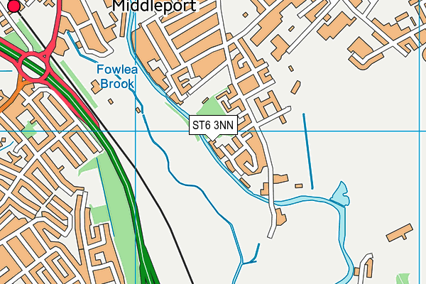 ST6 3NN map - OS VectorMap District (Ordnance Survey) ST6 3NN map - OS VectorMap District (Ordnance Survey)