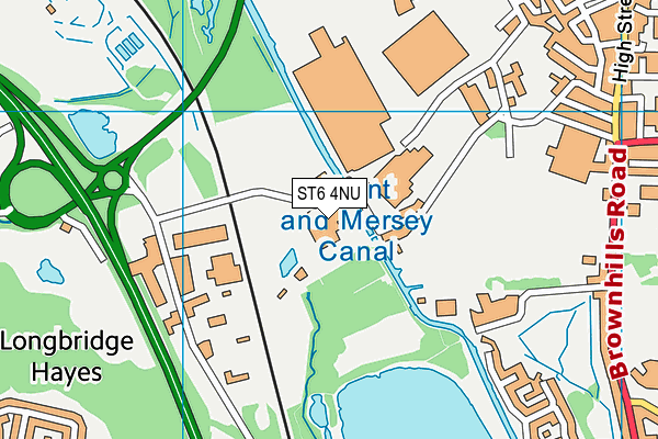 ST6 4NU map - OS VectorMap District (Ordnance Survey) ST6 4NU map - OS VectorMap District (Ordnance Survey)