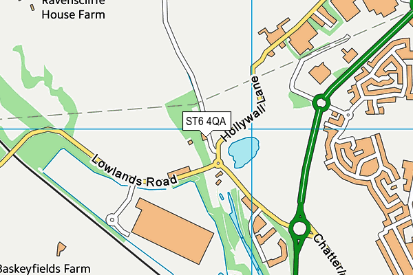ST6 4QA map - OS VectorMap District (Ordnance Survey) ST6 4QA map - OS VectorMap District (Ordnance Survey)
