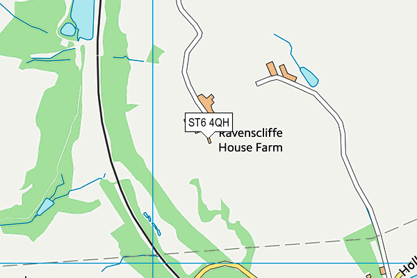 ST6 4QH map - OS VectorMap District (Ordnance Survey) ST6 4QH map - OS VectorMap District (Ordnance Survey)