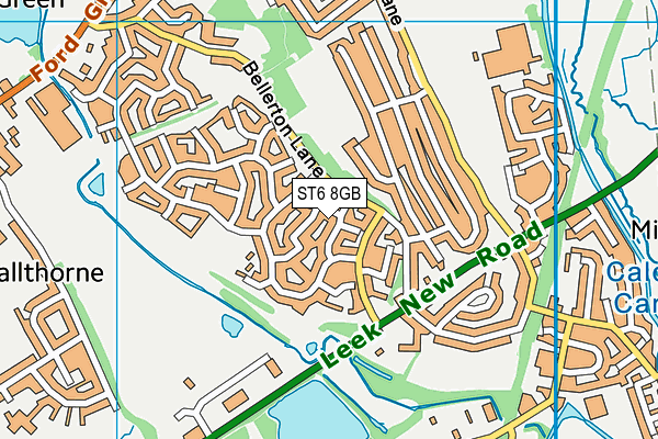 ST6 8GB map - OS VectorMap District (Ordnance Survey) ST6 8GB map - OS VectorMap District (Ordnance Survey)