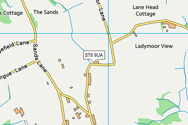 ST6 8UA map - OS VectorMap District (Ordnance Survey) ST6 8UA map - OS VectorMap District (Ordnance Survey)