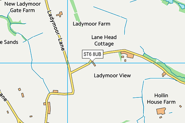 ST6 8UB map - OS VectorMap District (Ordnance Survey) ST6 8UB map - OS VectorMap District (Ordnance Survey)