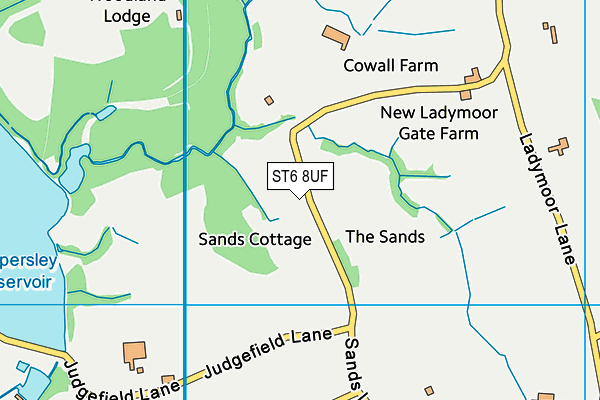 ST6 8UF map - OS VectorMap District (Ordnance Survey) ST6 8UF map - OS VectorMap District (Ordnance Survey)