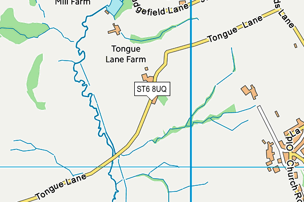 ST6 8UQ map - OS VectorMap District (Ordnance Survey) ST6 8UQ map - OS VectorMap District (Ordnance Survey)