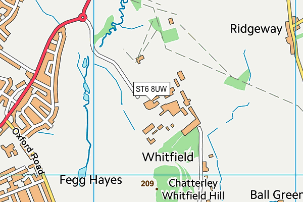 ST6 8UW map - OS VectorMap District (Ordnance Survey) ST6 8UW map - OS VectorMap District (Ordnance Survey)