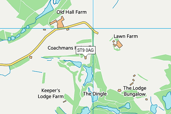 ST9 0AG map - OS VectorMap District (Ordnance Survey) ST9 0AG map - OS VectorMap District (Ordnance Survey)