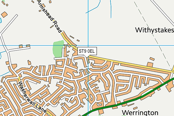 ST9 0EL map - OS VectorMap District (Ordnance Survey) ST9 0EL map - OS VectorMap District (Ordnance Survey)