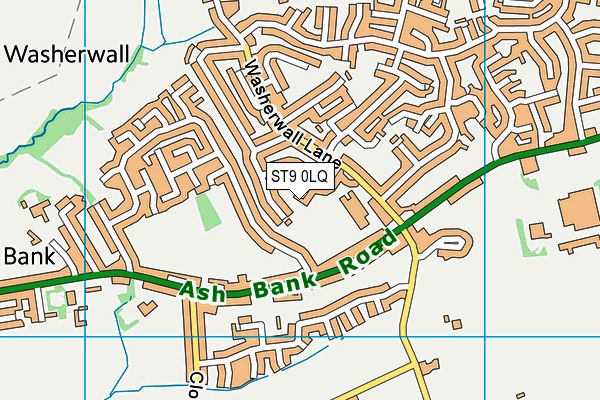 ST9 0LQ map - OS VectorMap District (Ordnance Survey) ST9 0LQ map - OS VectorMap District (Ordnance Survey)
