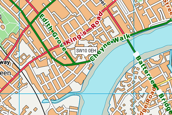 SW10 0EH map - OS VectorMap District (Ordnance Survey) SW10 0EH map - OS VectorMap District (Ordnance Survey)