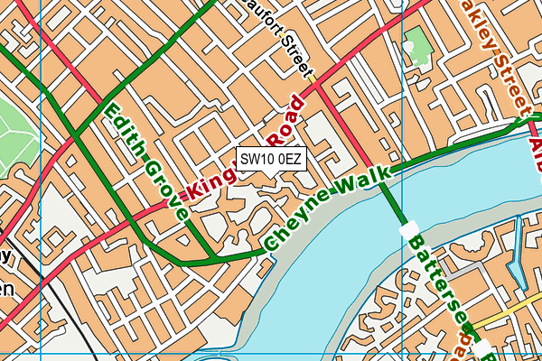SW10 0EZ map - OS VectorMap District (Ordnance Survey) SW10 0EZ map - OS VectorMap District (Ordnance Survey)