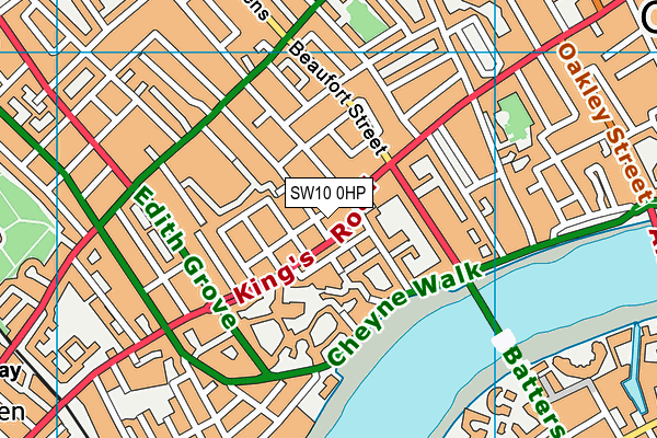 SW10 0HP map - OS VectorMap District (Ordnance Survey) SW10 0HP map - OS VectorMap District (Ordnance Survey)
