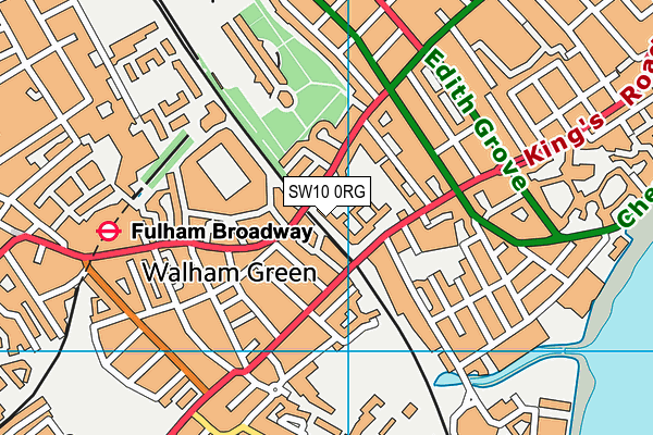 SW10 0RG map - OS VectorMap District (Ordnance Survey) SW10 0RG map - OS VectorMap District (Ordnance Survey)