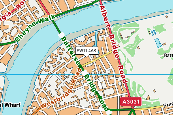 SW11 4AS map - OS VectorMap District (Ordnance Survey) SW11 4AS map - OS VectorMap District (Ordnance Survey)