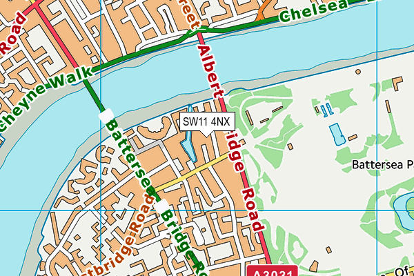 SW11 4NX map - OS VectorMap District (Ordnance Survey) SW11 4NX map - OS VectorMap District (Ordnance Survey)