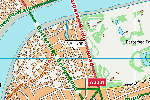 SW11 4RE map - OS VectorMap District (Ordnance Survey) SW11 4RE map - OS VectorMap District (Ordnance Survey)