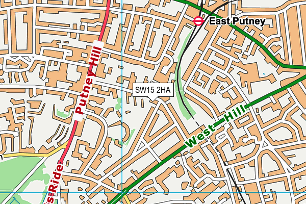 SW15 2HA map - OS VectorMap District (Ordnance Survey) SW15 2HA map - OS VectorMap District (Ordnance Survey)