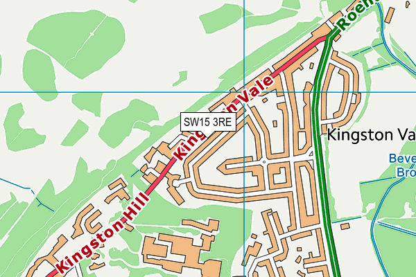SW15 3RE map - OS VectorMap District (Ordnance Survey) SW15 3RE map - OS VectorMap District (Ordnance Survey)