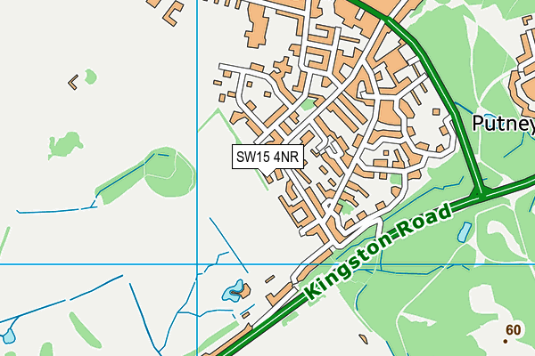 SW15 4NR map - OS VectorMap District (Ordnance Survey) SW15 4NR map - OS VectorMap District (Ordnance Survey)