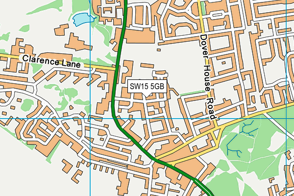 SW15 5GB map - OS VectorMap District (Ordnance Survey) SW15 5GB map - OS VectorMap District (Ordnance Survey)