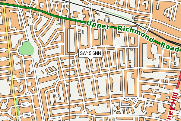 SW15 6NN map - OS VectorMap District (Ordnance Survey) SW15 6NN map - OS VectorMap District (Ordnance Survey)