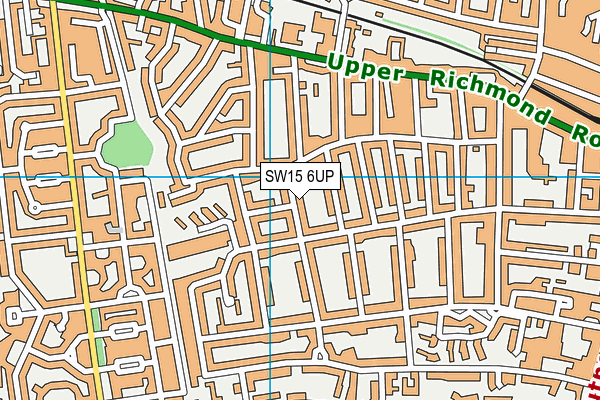 SW15 6UP map - OS VectorMap District (Ordnance Survey) SW15 6UP map - OS VectorMap District (Ordnance Survey)