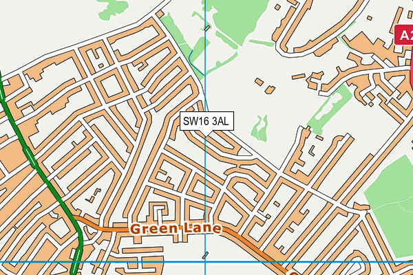 SW16 3AL map - OS VectorMap District (Ordnance Survey) SW16 3AL map - OS VectorMap District (Ordnance Survey)