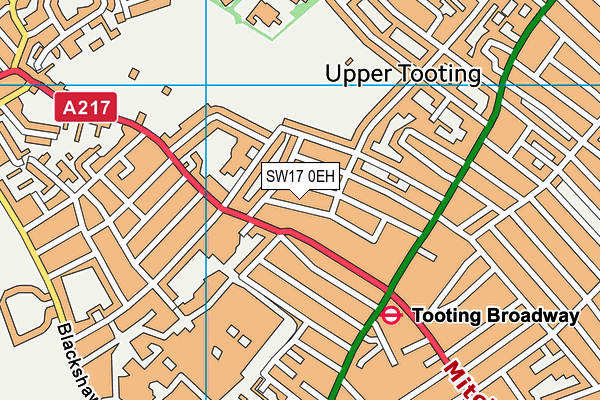 SW17 0EH map - OS VectorMap District (Ordnance Survey) SW17 0EH map - OS VectorMap District (Ordnance Survey)