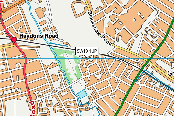 SW19 1UP map - OS VectorMap District (Ordnance Survey) SW19 1UP map - OS VectorMap District (Ordnance Survey)