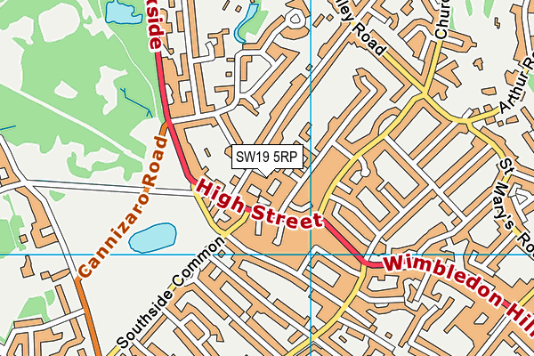 SW19 5RP map - OS VectorMap District (Ordnance Survey) SW19 5RP map - OS VectorMap District (Ordnance Survey)