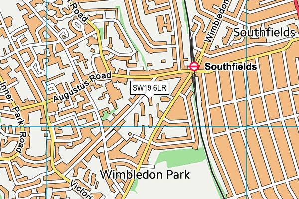 SW19 6LR map - OS VectorMap District (Ordnance Survey) SW19 6LR map - OS VectorMap District (Ordnance Survey)